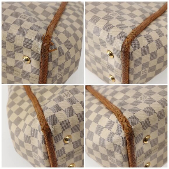LOUIS VUITTON Damier Azur Propriano Tote Bag N44027 LV Auth 144070 - Picture 14 of 16